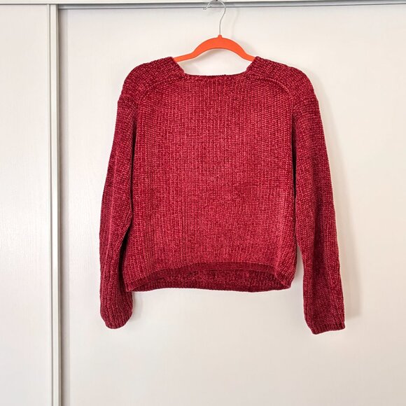 Urban Outfitters Chenille V-Neck Sweater - Picture 2 of 5